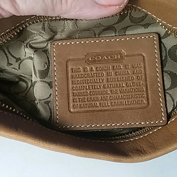 Coach Small Brown Leather Bag - Picture 7 of 7